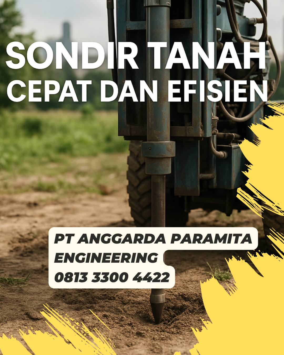 Sondir Tanah Yang Cepat Efisien